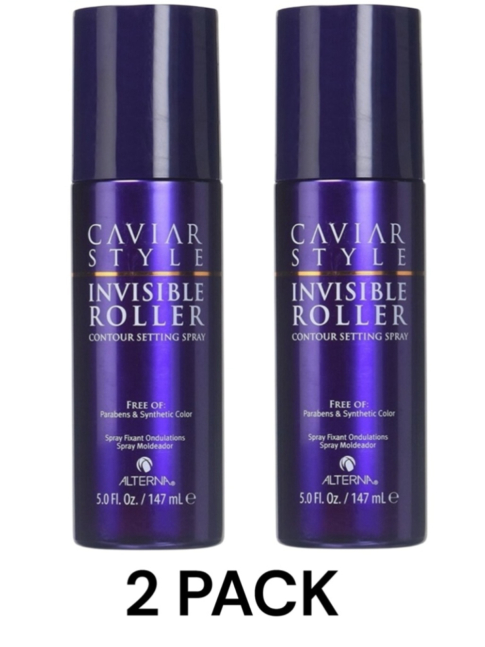 Alterna Caviar Style Invisible Roller Contour Setting Spray Hairspray (2 Pack)